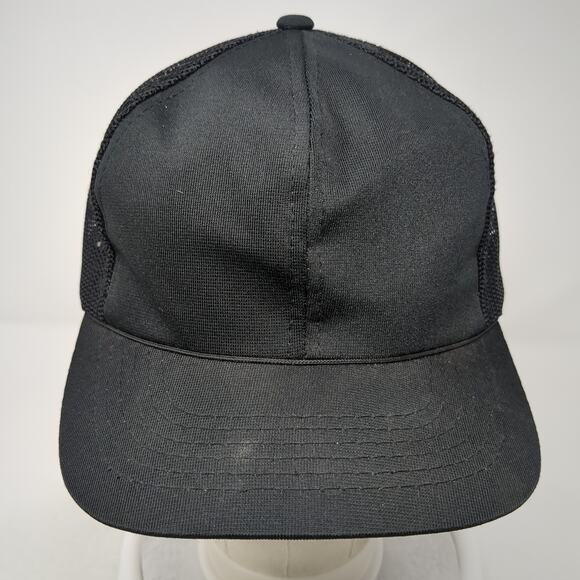 YoungAn Hat Snapback Trucker Hat Black One Size Lightweight Mesh Back Vintage - Picture 2 of 9